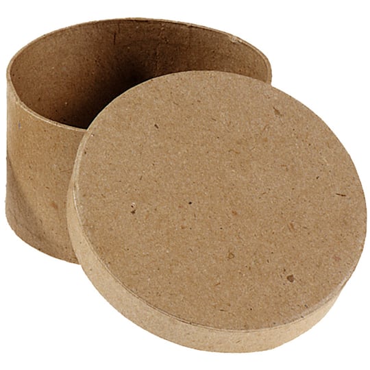 Artminds Paper Mache Round Box, Round Paper Mache Hat Boxes